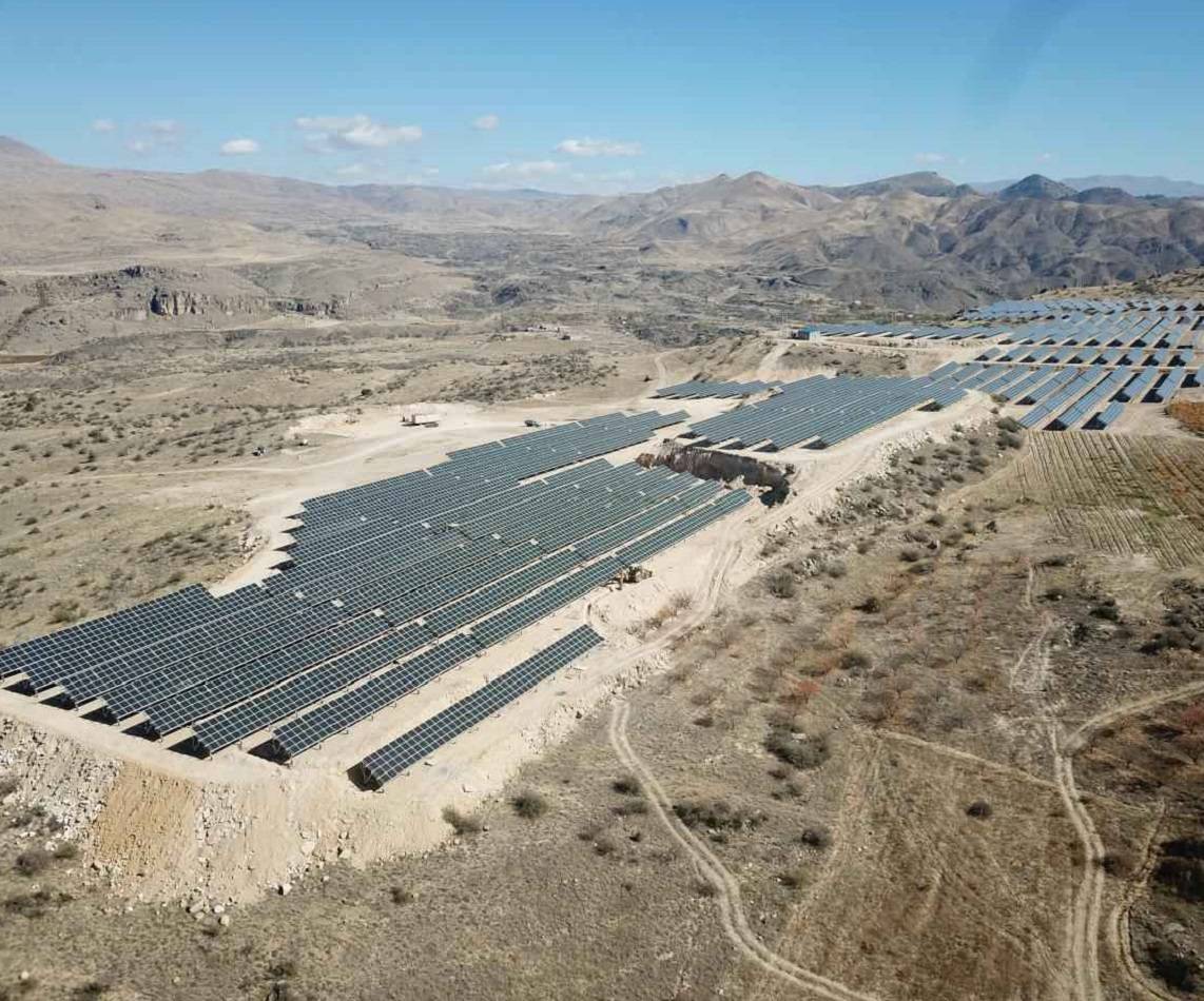 Berg-Photovoltaik-Halterung aus Aluminium und Stahl